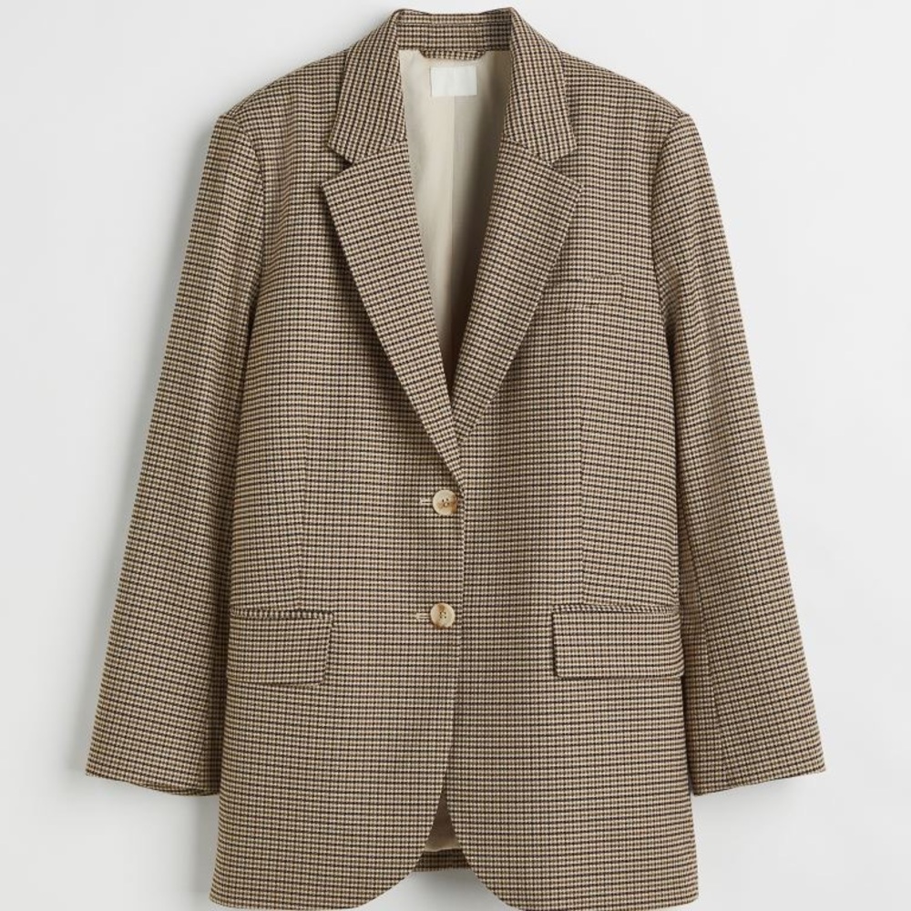 H&M Oversized Single-breasted Jacket Blazer